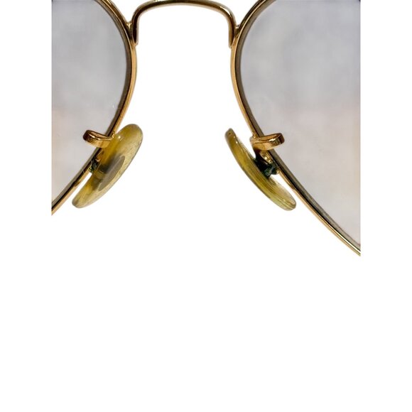 Ray-Ban Aviator Gold Metal Frame Brown Gradient Lens Unisex Sunglasses RB3025 - Picture 3 of 11